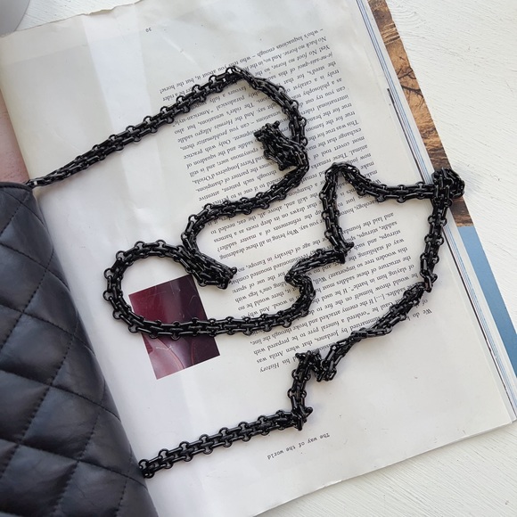 Chanel Aged Calfskin Quilted Reissue Wallet On Chain WOC So Black - Picture 6 of 7